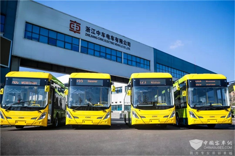 中车电动高端纯电动新巴客出口新西兰惠灵顿