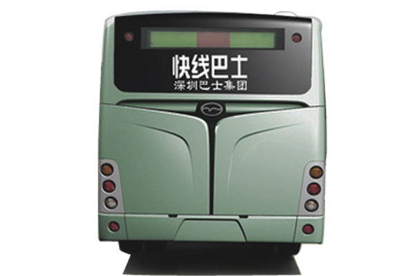 五洲龙FDG6751EVG2纯电动公交车尾部