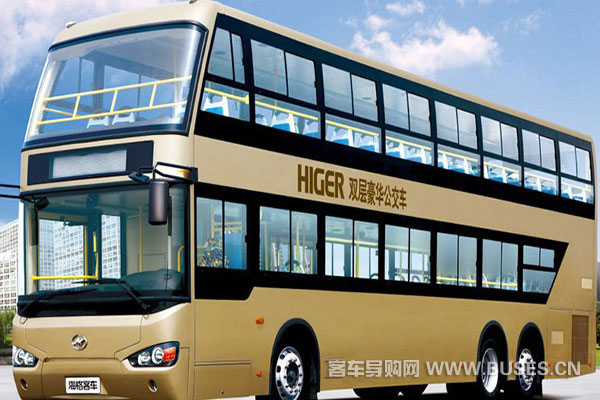 海格客车B93H双层客车左前