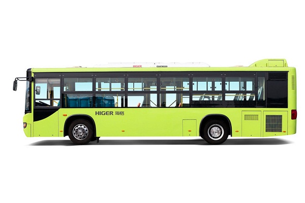 海格KLQ6109GAHEVC5D公交车（天然气混合动力国五24-39座）