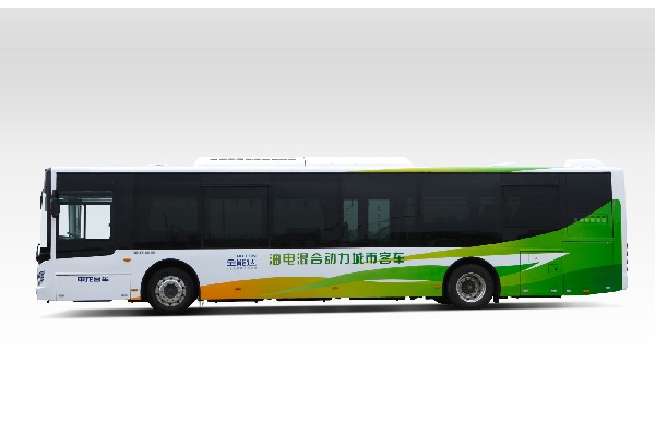 申龙SLK6129ULD5HEVZ1公交车（柴油混合动力国五10-45座）