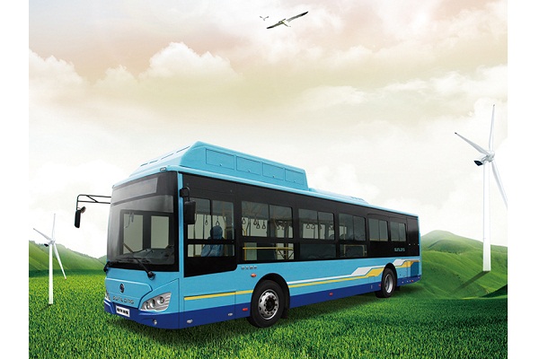 申龙SLK6119ULN5HEVZ2公交车（天然气混合动力国五10-44座）