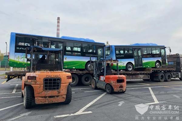 申龙客车 纯电动 公交车 梅河口市